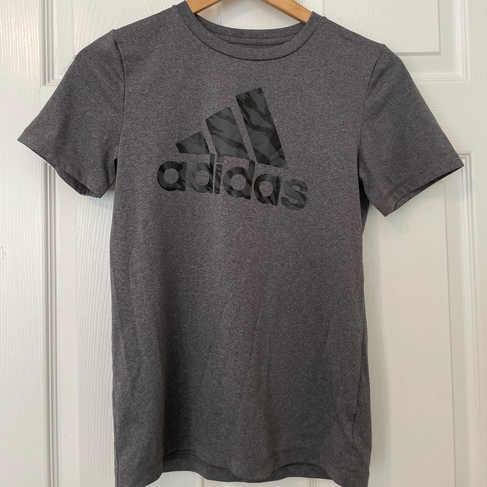 Adidas dry fit shirt in grey
